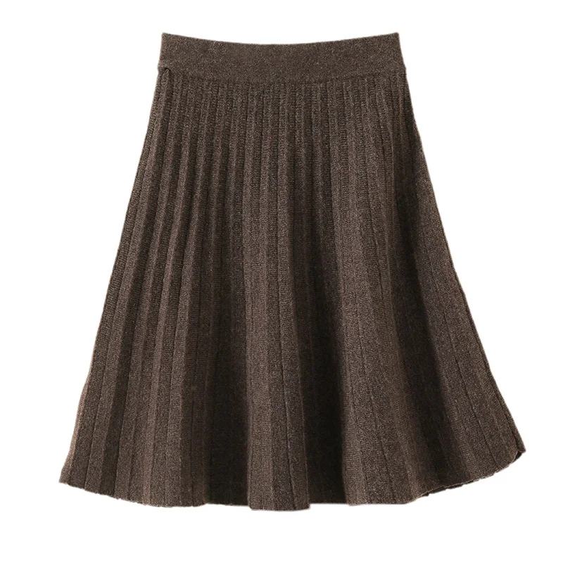 Autumn Winter Women's Woolen Short Skirt Hotsweet Preppy Style Female Soft A-line High Waist Mini Skirt 100% Merino Wool Knitted
Autumn Winter Women's Woolen Short Skirt Hotsweet Preppy Style Female Soft A-line High Waist Mini Skirt 100% Merino Wool Knitted