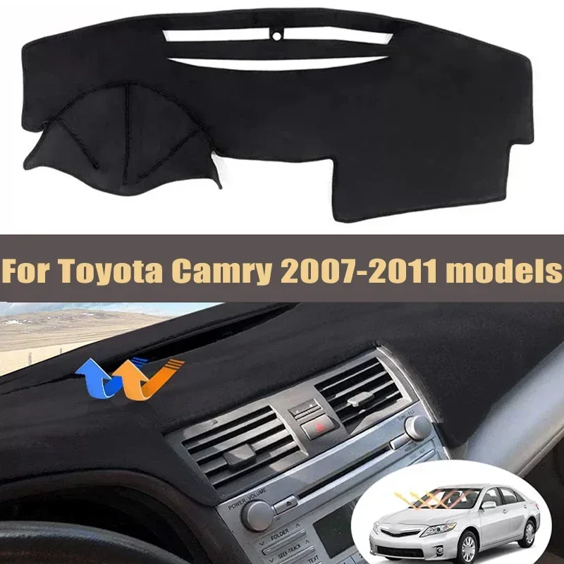 Для моделей Toyota Camry 2007-2011, крышка приборной панели автомобиля, козырек от солнца, коврики, избегайте световых накладок, защитная панель приборов
Для моделей Toyota Camry 2007-2011, крышка приборной панели автомобиля, козырек от солнца, коврики, избегайте световых накладок, защитная панель приборов
