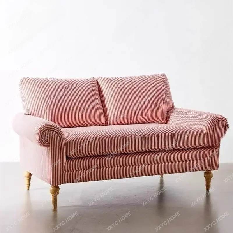 Modern Simple Red Plaid Striped Single Chair Retro Style Pattern Bed And Breakfast Villa Armrest Sofa
Modern Simple Red Plaid Striped Single Chair Retro Style Pattern Bed And Breakfast Villa Armrest Sofa