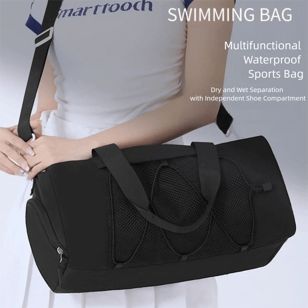 Outdoor Lightweight Travel Bag Large Capacity Short Trip Shoulder Bag Dry Wet Swimming Bag Training Daypack Tote
Outdoor Lightweight Travel Bag Large Capacity Short Trip Shoulder Bag Dry Wet Swimming Bag Training Daypack Tote