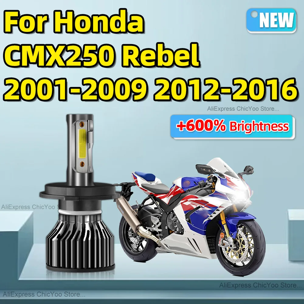 Motorcycle H4 LED Headlight Bulbs 6000K For Honda CMX250 Rebel 2001 2002 2003 2004 2005 2006 07 08 2009 2012 2013 2014 2015 2016
Motorcycle H4 LED Headlight Bulbs 6000K For Honda CMX250 Rebel 2001 2002 2003 2004 2005 2006 07 08 2009 2012 2013 2014 2015 2016