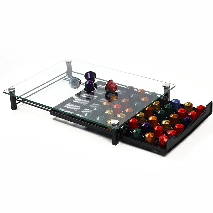 Metal Glass Nespresso Capsule Drawer Coffee Pod Holder Display Stand Coffee Capsule Storage Drawer
Metal Glass Nespresso Capsule Drawer Coffee Pod Holder Display Stand Coffee Capsule Storage Drawer