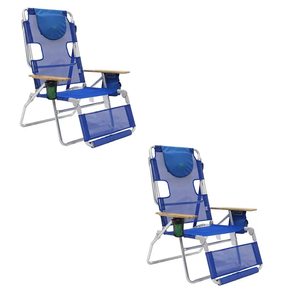 3N1 Lightweight Comfortable Altitude Outdoor Lounge Reclining 16Inch Tall Beach Chair, Blue 2 Pack
3N1 Lightweight Comfortable Altitude Outdoor Lounge Reclining 16Inch Tall Beach Chair, Blue 2 Pack