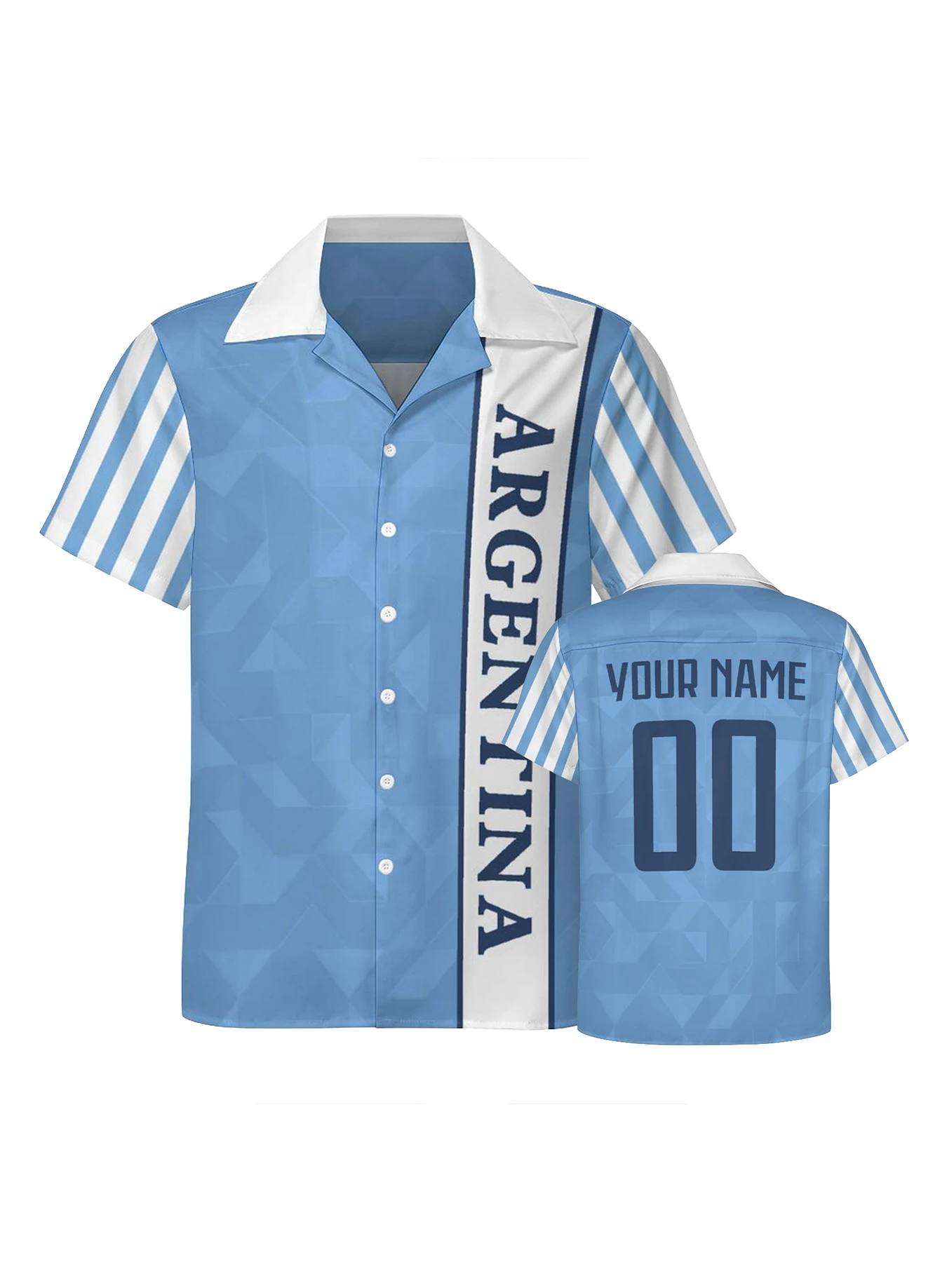 Argentina Summer Hawaiian Shirt for men, Custom Casual Short Sleeve Cuban Collar Button Down Vintage Shirt for Vacation & Daily
Argentina Summer Hawaiian Shirt for men, Custom Casual Short Sleeve Cuban Collar Button Down Vintage Shirt for Vacation & Daily