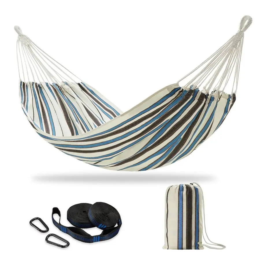 Бразильский двойной гамак с ремнями для крепления к деревьям, очень большой (94x63 дюйма), гамак для 2 человек для двора, патио, улицы и дома, выдерживает вес до 450 фунтов.
Бразильский двойной гамак с ремнями для крепления к деревьям, очень большой (94x63 дюйма), гамак для 2 человек для двора, патио, улицы и дома, выдерживает вес до 450 фунтов.
