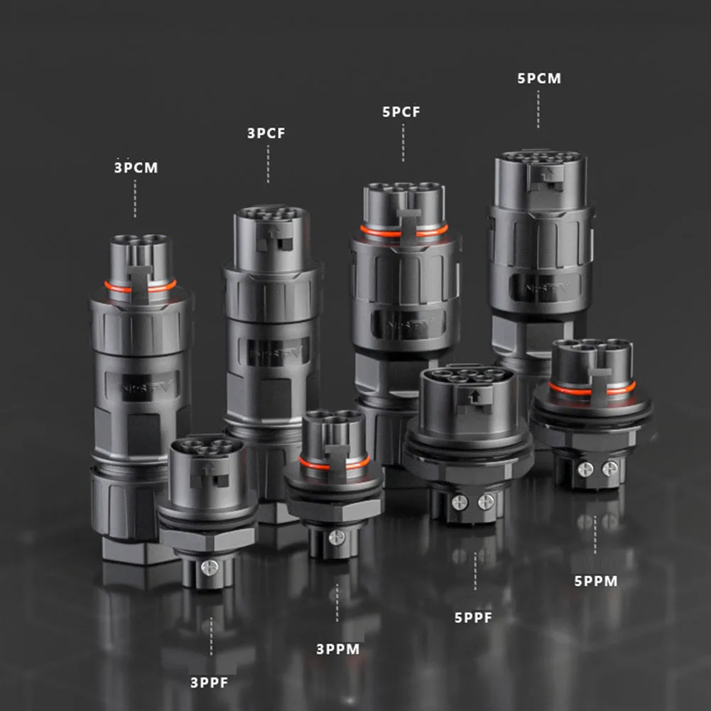 Waterproof Cable Connector 3/5 Pin Aviation Male Female Wire Connectors Photovoltaic Inverter AC Connector Solar Power Supplies
Waterproof Cable Connector 3/5 Pin Aviation Male Female Wire Connectors Photovoltaic Inverter AC Connector Solar Power Supplies