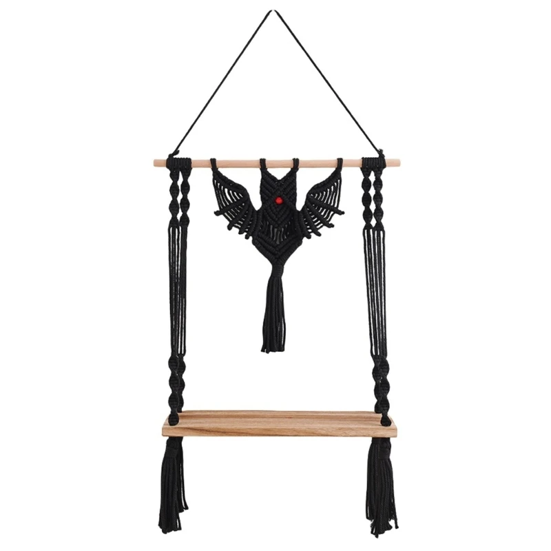 Bat Tapestry Wall Hanging Shelf Delicate Handwoven Bat Tapestry Wall Shelf Stylish Accessory Holder
Bat Tapestry Wall Hanging Shelf Delicate Handwoven Bat Tapestry Wall Shelf Stylish Accessory Holder