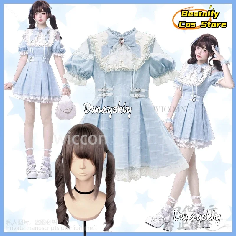 CosplayJirai Kei Girls Cosplay Anime Japanese Aqua Sweet Lolita Bow Lace Ruffles Off Shoulder Gothic Y2k Kawaii Halloween Party
CosplayJirai Kei Girls Cosplay Anime Japanese Aqua Sweet Lolita Bow Lace Ruffles Off Shoulder Gothic Y2k Kawaii Halloween Party