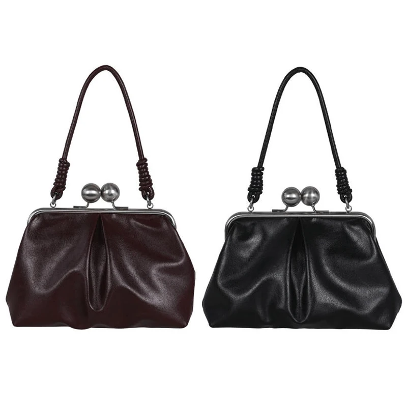 Сумка-тоут Brand Kiss Lock Clip Bag Cloud Pleated: Роскошная Вместительная Сумка Через Плечо/На Плечо Из Вощеной Кожи, Вместительная Сумка-Тоут Из Вощеной Кожи
Сумка-тоут Brand Kiss Lock Clip Bag Cloud Pleated: Роскошная Вместительная Сумка Через Плечо/На Плечо Из Вощеной Кожи, Вместительная Сумка-Тоут Из Вощеной Кожи