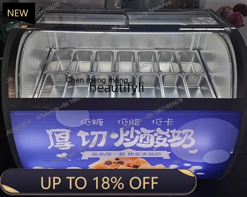 Z189 AA Thick cut fried yogurt hard ice cream display freezer ice cream handmade, ice cream, display cabinet
Z189 AA Thick cut fried yogurt hard ice cream display freezer ice cream handmade, ice cream, display cabinet