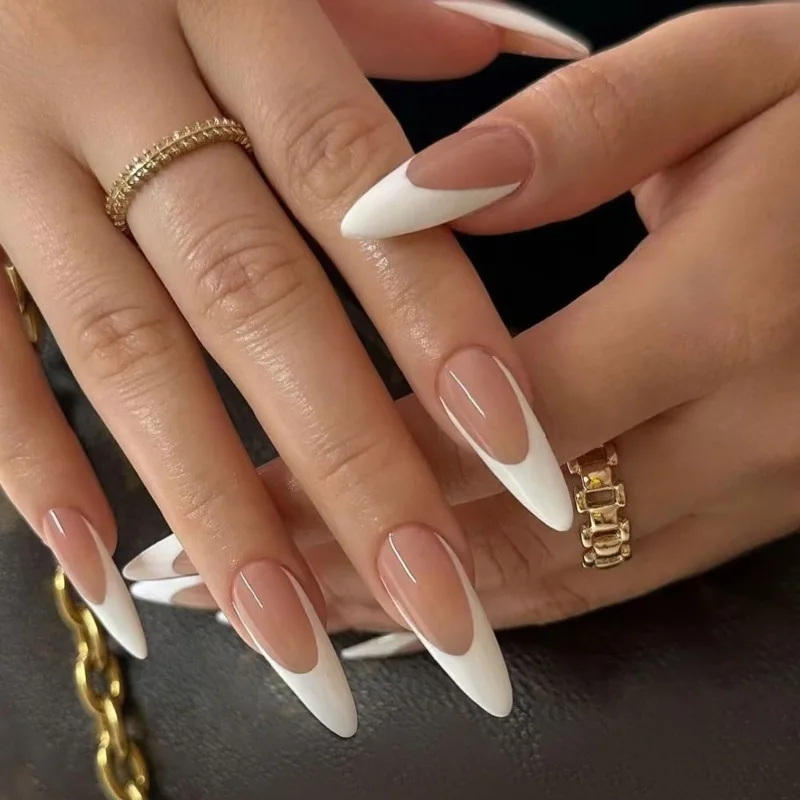 24Pcs False Nails Simple Light-Colored French-Style European and American Design Press-On Nails—Perfect As A Gift for Girls
24Pcs False Nails Simple Light-Colored French-Style European and American Design Press-On Nails—Perfect As A Gift for Girls