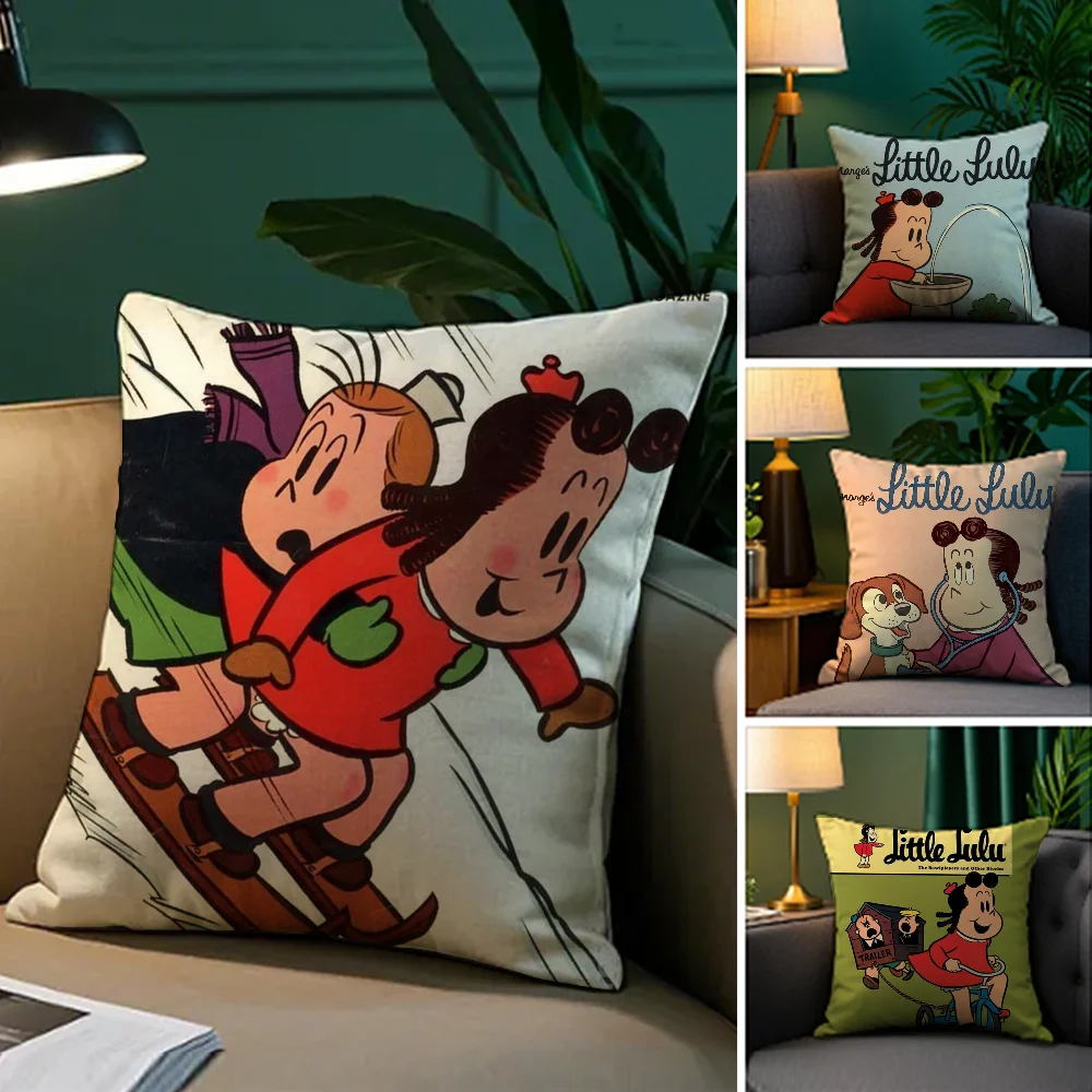 The Little L-Lulu Show Pillow Case Plush Fabric Soft Double Sided Print Sofa Cushion Cover Throw Pillow Covers
The Little L-Lulu Show Pillow Case Plush Fabric Soft Double Sided Print Sofa Cushion Cover Throw Pillow Covers