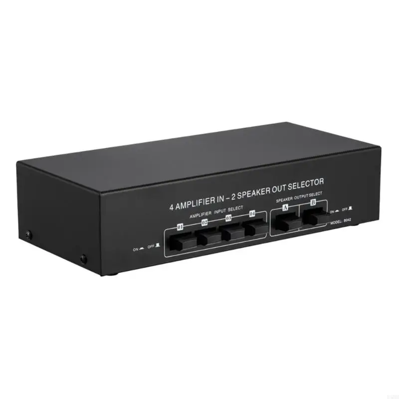 D5BB 4 in 2 Out Amplifiers Speaker Switcher Amplifiers Speaker Selector Amplifiers
D5BB 4 in 2 Out Amplifiers Speaker Switcher Amplifiers Speaker Selector Amplifiers