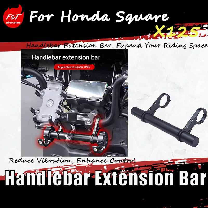 For the accessory of the horizontal bar extension rod and mobile phone holder for the SquareX125 modified vehicle
For the accessory of the horizontal bar extension rod and mobile phone holder for the SquareX125 modified vehicle