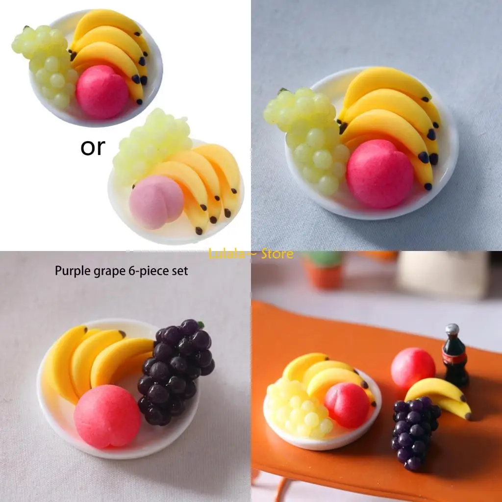 Y4QA 6PCS/Set Simulation Grape Peach Model Dollhouse Accessories Kitchen Toy Pretend for Play Props Realistic Toy Figure
Y4QA 6PCS/Set Simulation Grape Peach Model Dollhouse Accessories Kitchen Toy Pretend for Play Props Realistic Toy Figure