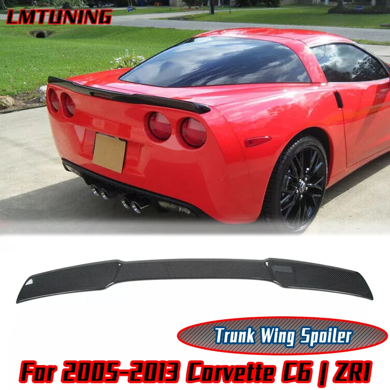 Rear Trunk Wing Spoiler Fits for 2005-2013 Corvette C6 ZR1 H Style Carbon Look Car Styling Rear Trunk Spoiler Accessories
Rear Trunk Wing Spoiler Fits for 2005-2013 Corvette C6 ZR1 H Style Carbon Look Car Styling Rear Trunk Spoiler Accessories