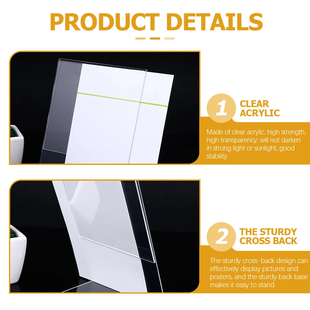 12Pcs Transparent Acrylic Display Stand Clear Sign Holder Menu Frame Table Number Holders Wedding Place Cards Exhibition
12Pcs Transparent Acrylic Display Stand Clear Sign Holder Menu Frame Table Number Holders Wedding Place Cards Exhibition