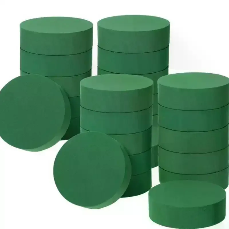 Green Floral Foam 10x4cm Round Floral Foam Brick Multi-purpose Dry Floral Foam Blocks Flower Mud DIY Flower Arrangement Kit
Green Floral Foam 10x4cm Round Floral Foam Brick Multi-purpose Dry Floral Foam Blocks Flower Mud DIY Flower Arrangement Kit