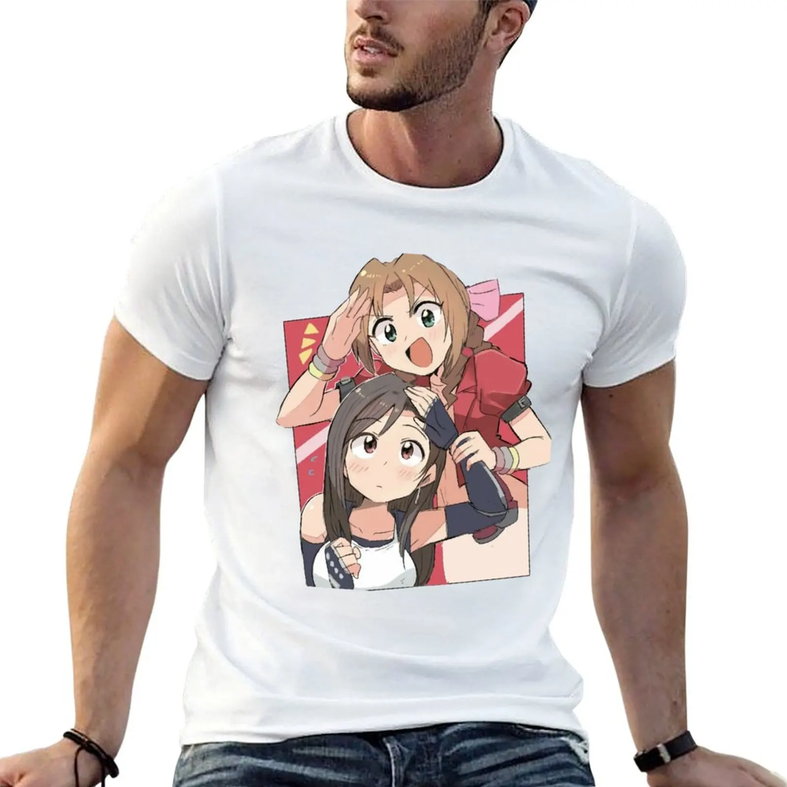 Tifa and Aerith FF7 T-Shirt t shirt man casual t shirts for man graphic funny man t shirt heavy cotton T-shirt
Tifa and Aerith FF7 T-Shirt t shirt man casual t shirts for man graphic funny man t shirt heavy cotton T-shirt