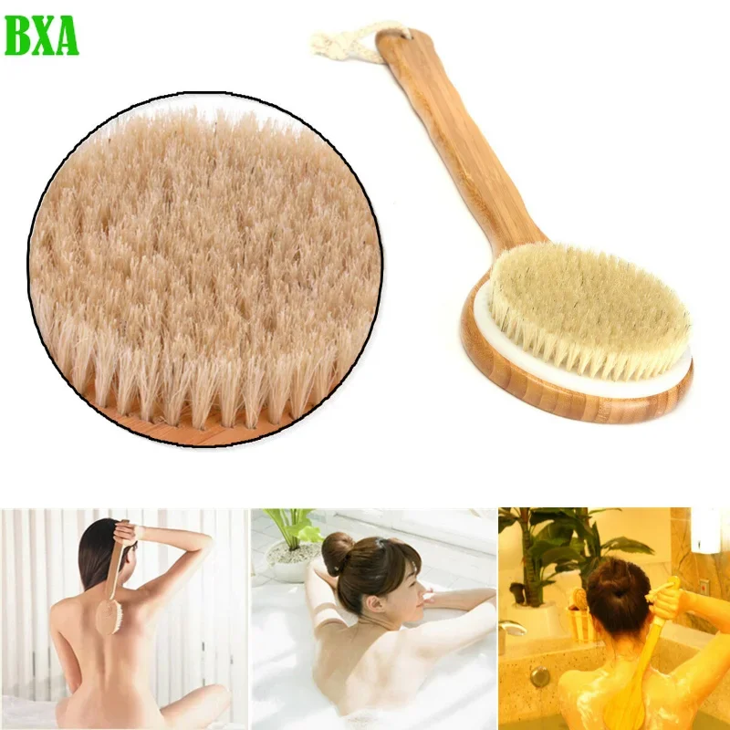 Bxa Wooden Handle Natural Bristles Bath Brush Exfoliating Wooden Body Massage Shower Brush Spa Woman Man Skin Care Dry Body
Bxa Wooden Handle Natural Bristles Bath Brush Exfoliating Wooden Body Massage Shower Brush Spa Woman Man Skin Care Dry Body