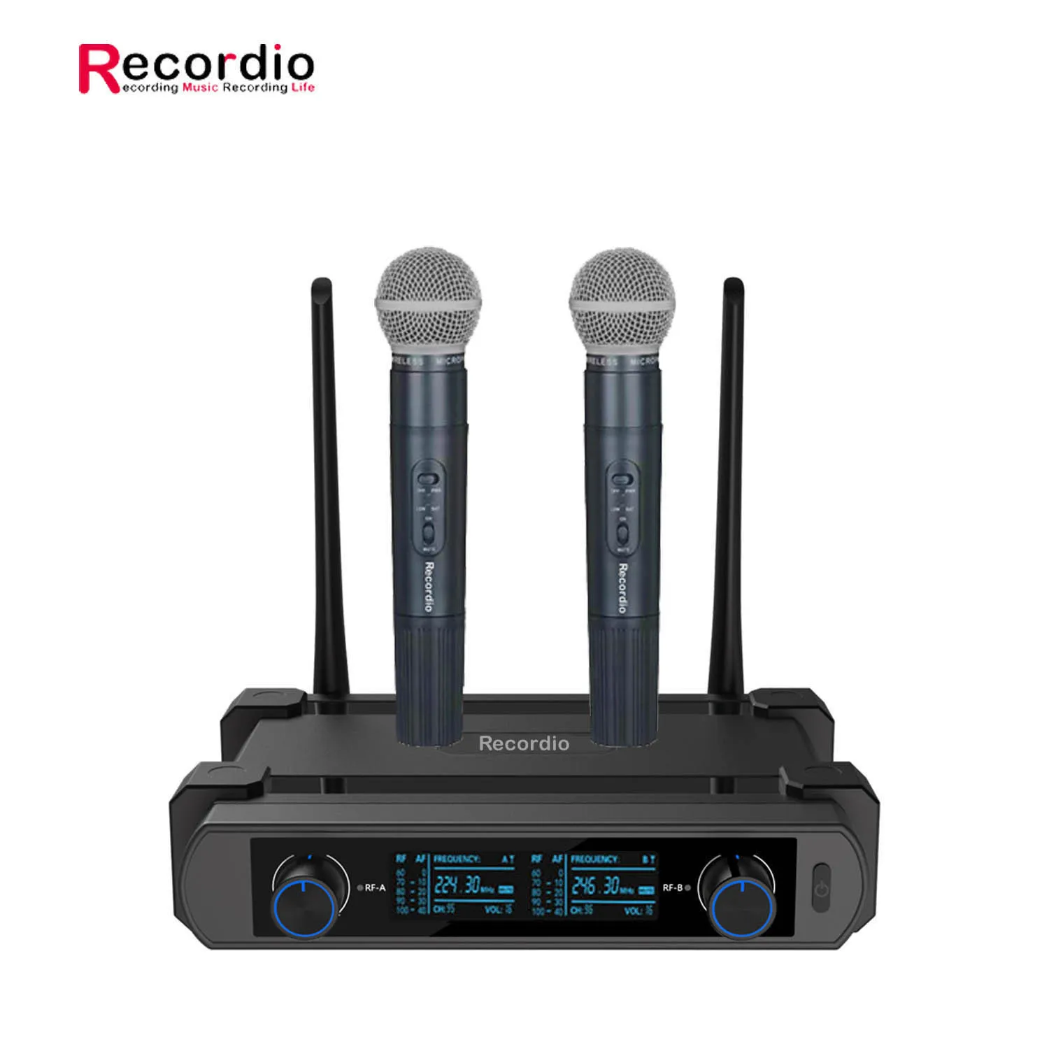 GAW-K24 Dual-channel Wireless Microphone Conference Recording Live home KTV Portable mic
GAW-K24 Dual-channel Wireless Microphone Conference Recording Live home KTV Portable mic