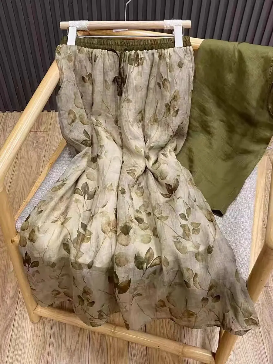 Vintage Floral A-Line Midi Skirt High Waist Cotton Linen Half Body Skirts Casual Style Girls High Waist A-Line Skirt
Vintage Floral A-Line Midi Skirt High Waist Cotton Linen Half Body Skirts Casual Style Girls High Waist A-Line Skirt