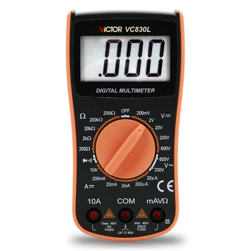 VICTOR Digital Multimeter Mini Household Electrician Multimeter Multimeter VC830L Digital Pocket
VICTOR Digital Multimeter Mini Household Electrician Multimeter Multimeter VC830L Digital Pocket