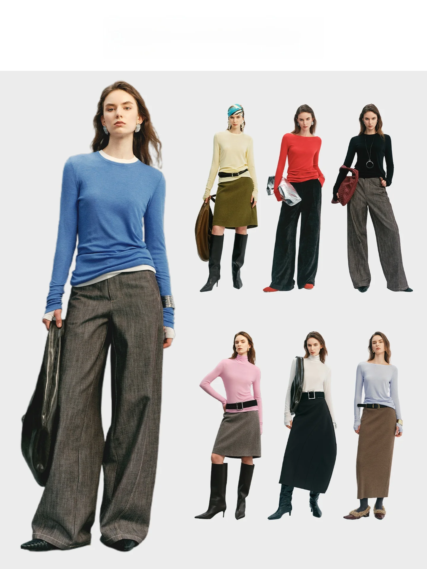 High Collar Camere Wool Knitted Sweater round Ne Lenzing Fiber Soft Stretchy Commute Sle Women's Faion Winter Top
High Collar Camere Wool Knitted Sweater round Ne Lenzing Fiber Soft Stretchy Commute Sle Women's Faion Winter Top