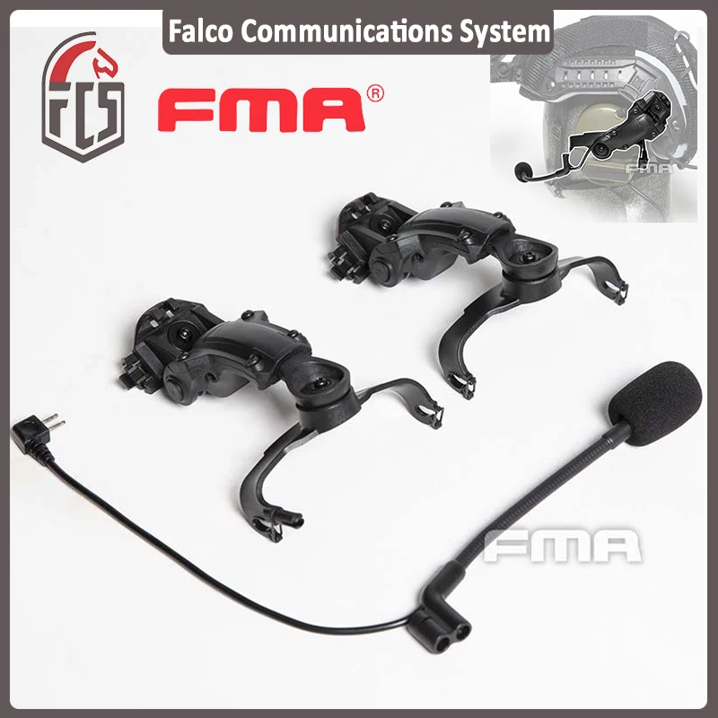 FMA PELTOR C3 Rear-Mount Helmet Adapter — C3 to AMP Headset Mount TB1443
FMA PELTOR C3 Rear-Mount Helmet Adapter — C3 to AMP Headset Mount TB1443