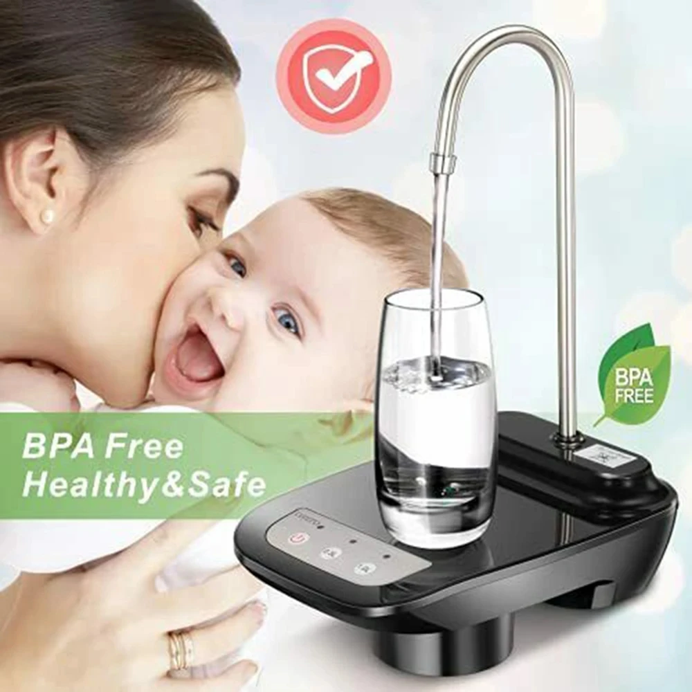 USB Rechargeable Electric Water Dispenser Portable Electric Automatic Water Pump Bucket Bottle Dispenser Automatic for Kitchen
USB Rechargeable Electric Water Dispenser Portable Electric Automatic Water Pump Bucket Bottle Dispenser Automatic for Kitchen