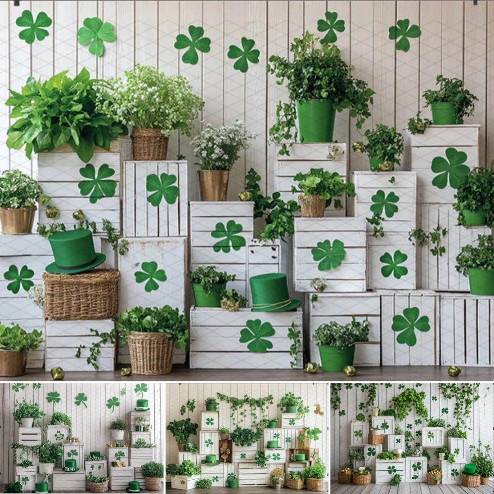 St. Patrick's Day Theme Photography Backdrop Green Shamrock Rainbow Gold Coin Irish Festival Birthday Party Decor Background
St. Patrick's Day Theme Photography Backdrop Green Shamrock Rainbow Gold Coin Irish Festival Birthday Party Decor Background
