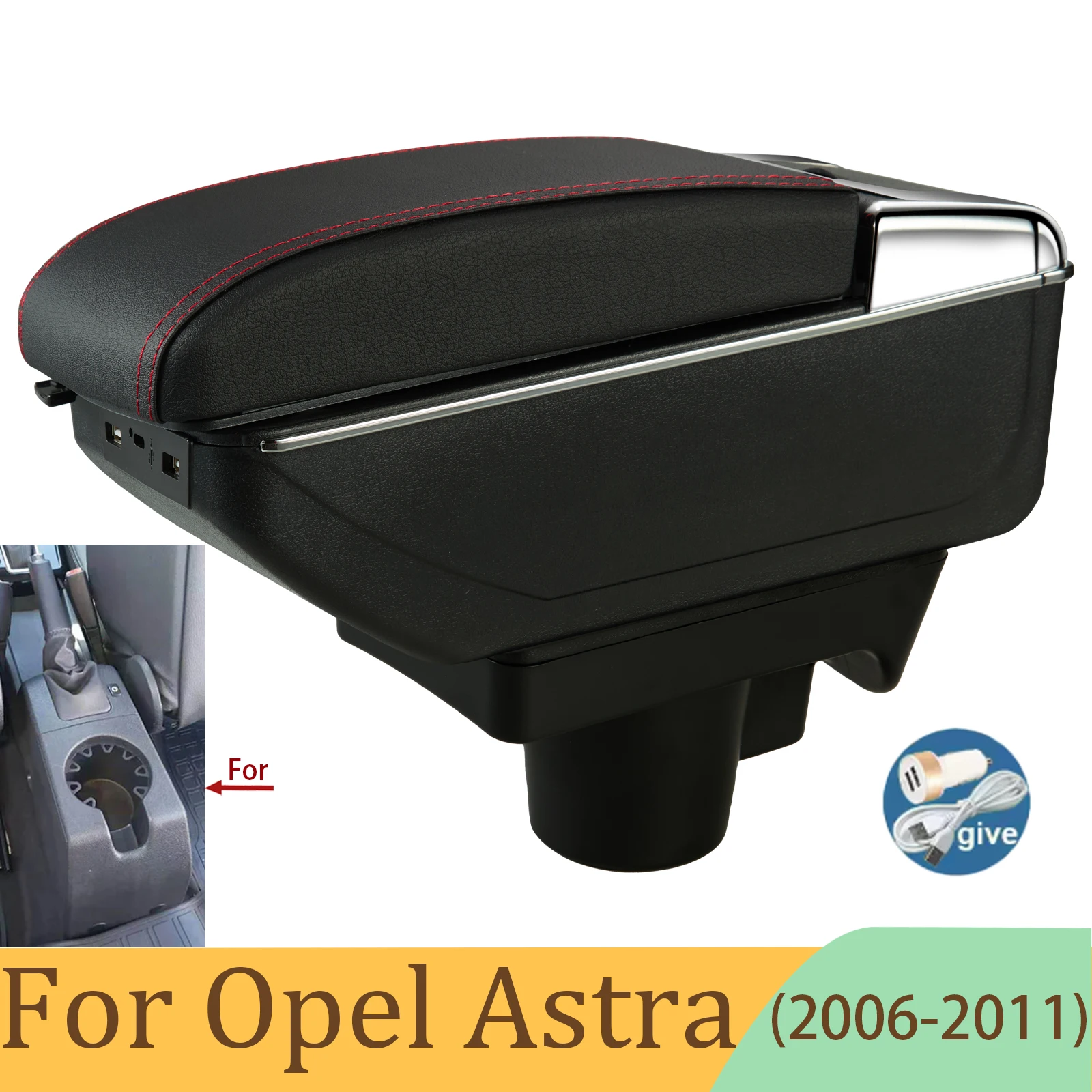 For Opel Astra Armrest Box For Opel Astra H Car Armrest 2006-2011 Interior details refitting Car Accessories Storage box USB
For Opel Astra Armrest Box For Opel Astra H Car Armrest 2006-2011 Interior details refitting Car Accessories Storage box USB