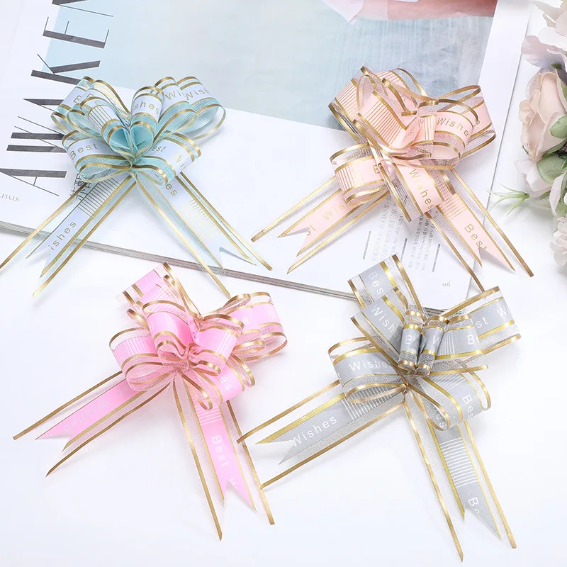 100/200pcs Pull Bow Ribbons Hand Drawn Multicolor Flowers Wrappers Wedding Car Gift Packing Plastic Flores Party Decor DIY
100/200pcs Pull Bow Ribbons Hand Drawn Multicolor Flowers Wrappers Wedding Car Gift Packing Plastic Flores Party Decor DIY