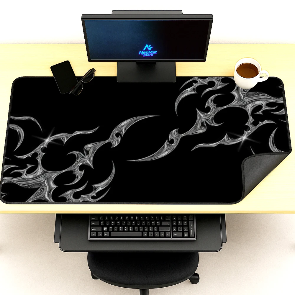 Gothic Desk Pad Large Gaming Pad Black White Gaming Abstract 140x60 Extra Mousepad Computer XXXL Table Mat Nonslip Decor Deskmat
Gothic Desk Pad Large Gaming Pad Black White Gaming Abstract 140x60 Extra Mousepad Computer XXXL Table Mat Nonslip Decor Deskmat