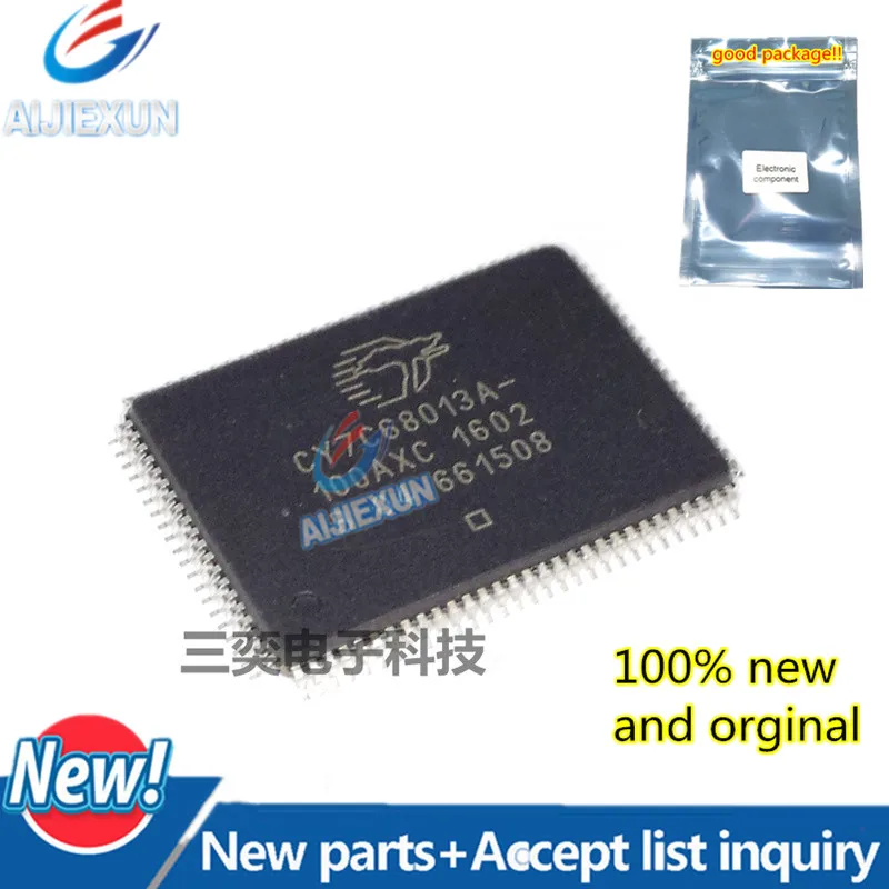 5 шт. 100% новый и оригинальный CY7C68013A-100AXC QFP-100 MCU EZ-USB FX2LP USB-микроконтроллер большой запас
5 шт. 100% новый и оригинальный CY7C68013A-100AXC QFP-100 MCU EZ-USB FX2LP USB-микроконтроллер большой запас