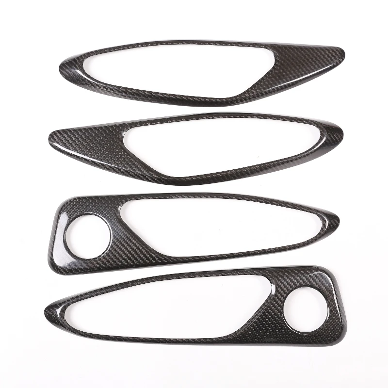 Real Carbon Fiber 3K Twill Weave Glossy Finish Luxury Inner Door Handle Frame Trim for Alfa Romeo Giulia Interior Car
Real Carbon Fiber 3K Twill Weave Glossy Finish Luxury Inner Door Handle Frame Trim for Alfa Romeo Giulia Interior Car