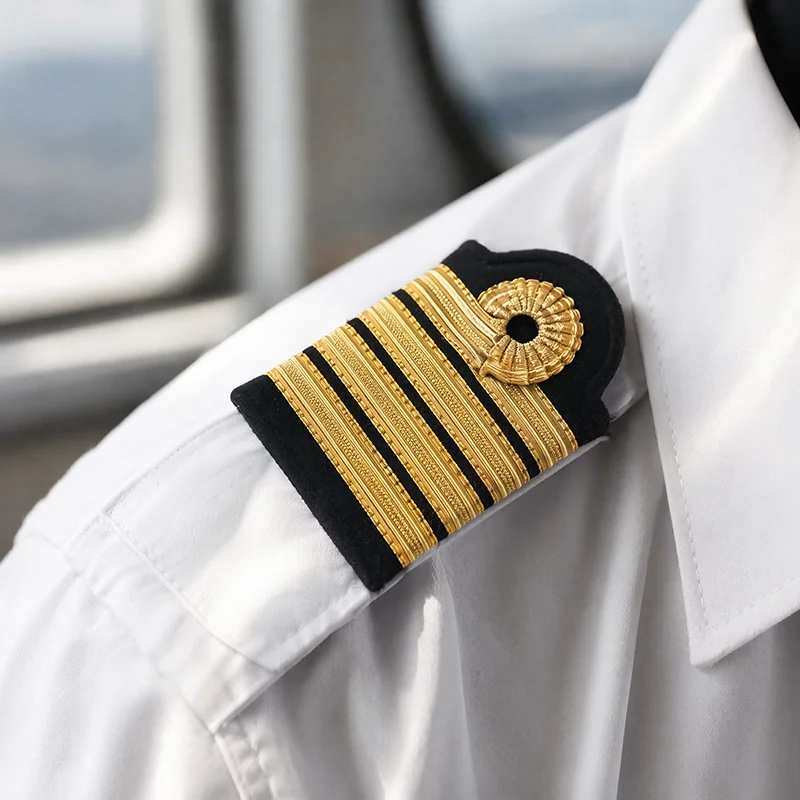 Metallic Gold Woven Tape Epaulette Sleeve Stripe for Pilot Sailor Captain Aviator Uniform
Metallic Gold Woven Tape Epaulette Sleeve Stripe for Pilot Sailor Captain Aviator Uniform