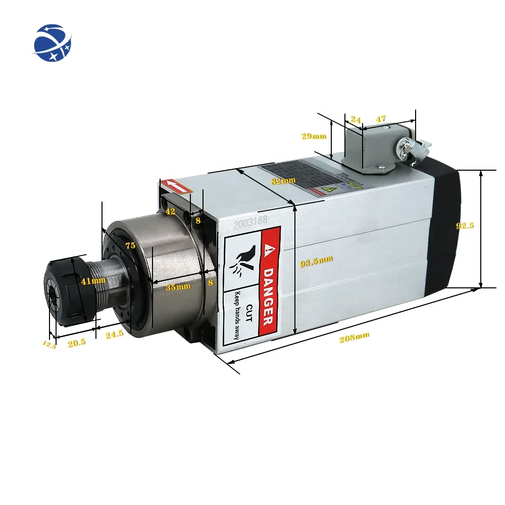 HLTNC 2.2kw spindle machine tool spindle motor spindl ER20 ER25 2.2kw 220v/380v 24000rpm for cnc
HLTNC 2.2kw spindle machine tool spindle motor spindl ER20 ER25 2.2kw 220v/380v 24000rpm for cnc