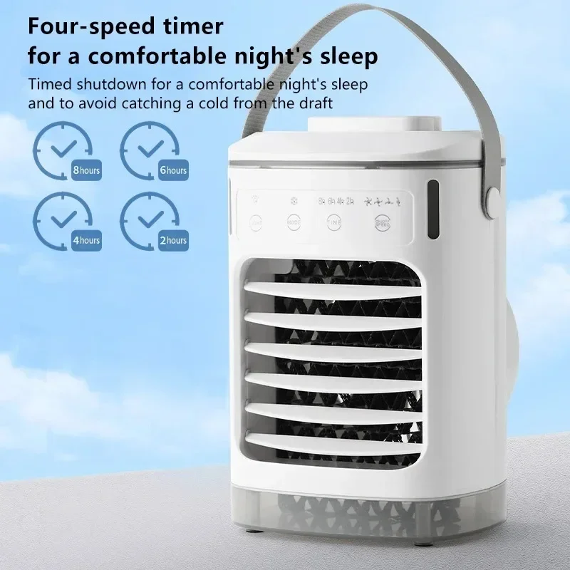Spray mini portable expandable household air conditioner desktop 600ml water cooler air supply usb power cooling fan
Spray mini portable expandable household air conditioner desktop 600ml water cooler air supply usb power cooling fan
