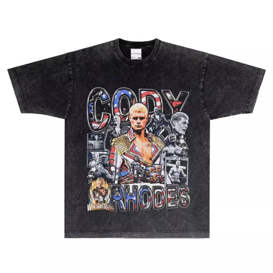 Cody Rhodes Merch Oversized T Shirt Men Women Fashion 90s Vintage Washed T-Shirts Casual Cotton Graphic Tees Streetwear
Cody Rhodes Merch Oversized T Shirt Men Women Fashion 90s Vintage Washed T-Shirts Casual Cotton Graphic Tees Streetwear