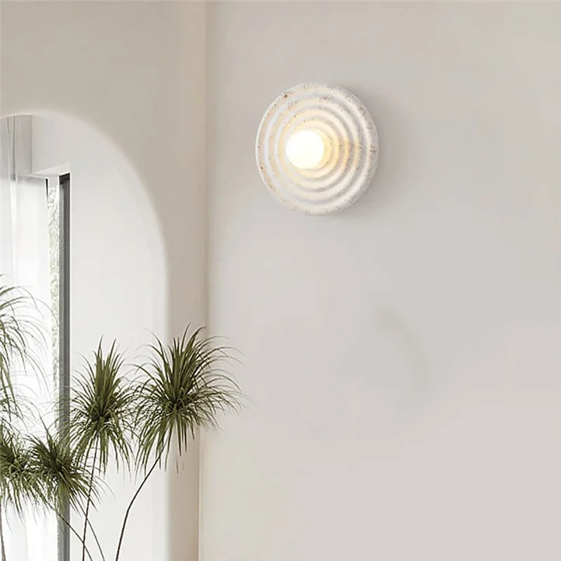 ABKW-Modern Wall Sconces For Bedroom Rustic White Wall Sconce Lighting Globe Glass Wall Mount Light Round Resin Wall Lamp
ABKW-Modern Wall Sconces For Bedroom Rustic White Wall Sconce Lighting Globe Glass Wall Mount Light Round Resin Wall Lamp