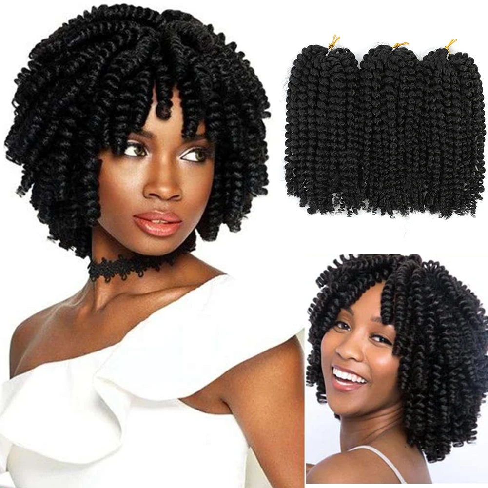Short Passion Twist Hair 8 Inch Marlybob Crochet Hair 3 Bundles/Pack Premium Synthetic Kinky Curly Crochet Hair Extensions
Short Passion Twist Hair 8 Inch Marlybob Crochet Hair 3 Bundles/Pack Premium Synthetic Kinky Curly Crochet Hair Extensions