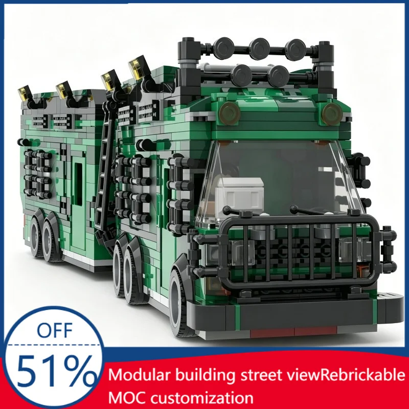 1280PCS Jurassic Park Mobile Lab RV Model Custom Creative Building Blocks DIY Assembly Educational Toy For Fans Birthday Gifts
1280PCS Jurassic Park Mobile Lab RV Model Custom Creative Building Blocks DIY Assembly Educational Toy For Fans Birthday Gifts