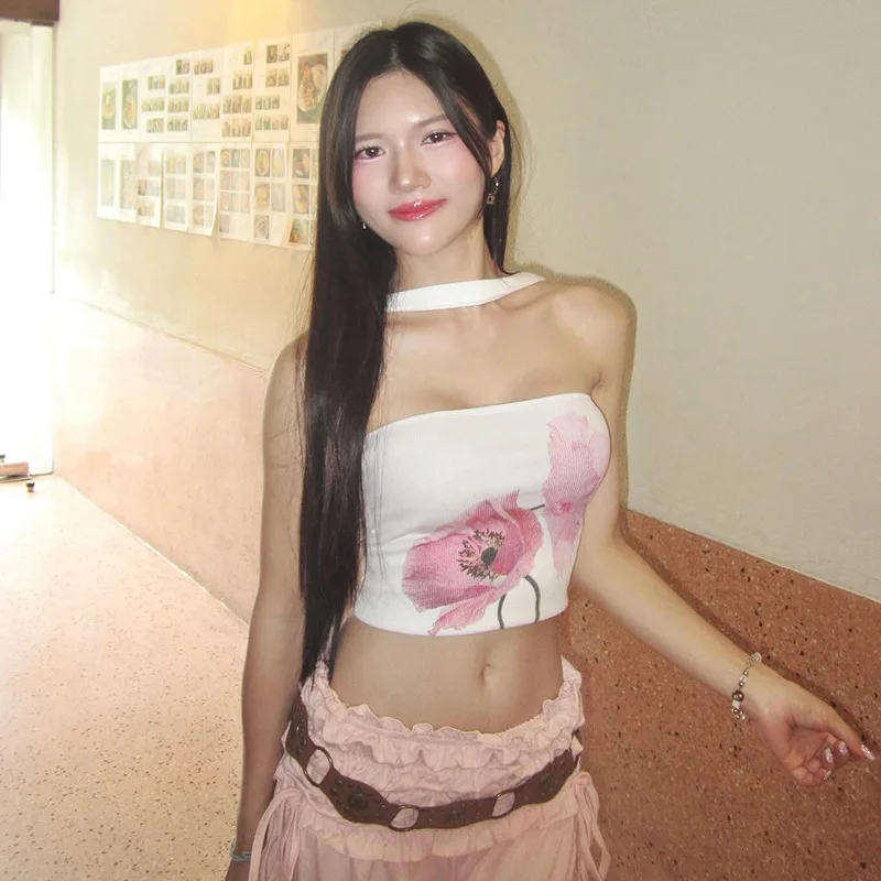 Sexy ter Ne Print Crop Top Summer New Sle Trendy Girl Beach Vaion Sle Faionable Slim Fit Women's Tube Top
Sexy ter Ne Print Crop Top Summer New Sle Trendy Girl Beach Vaion Sle Faionable Slim Fit Women's Tube Top