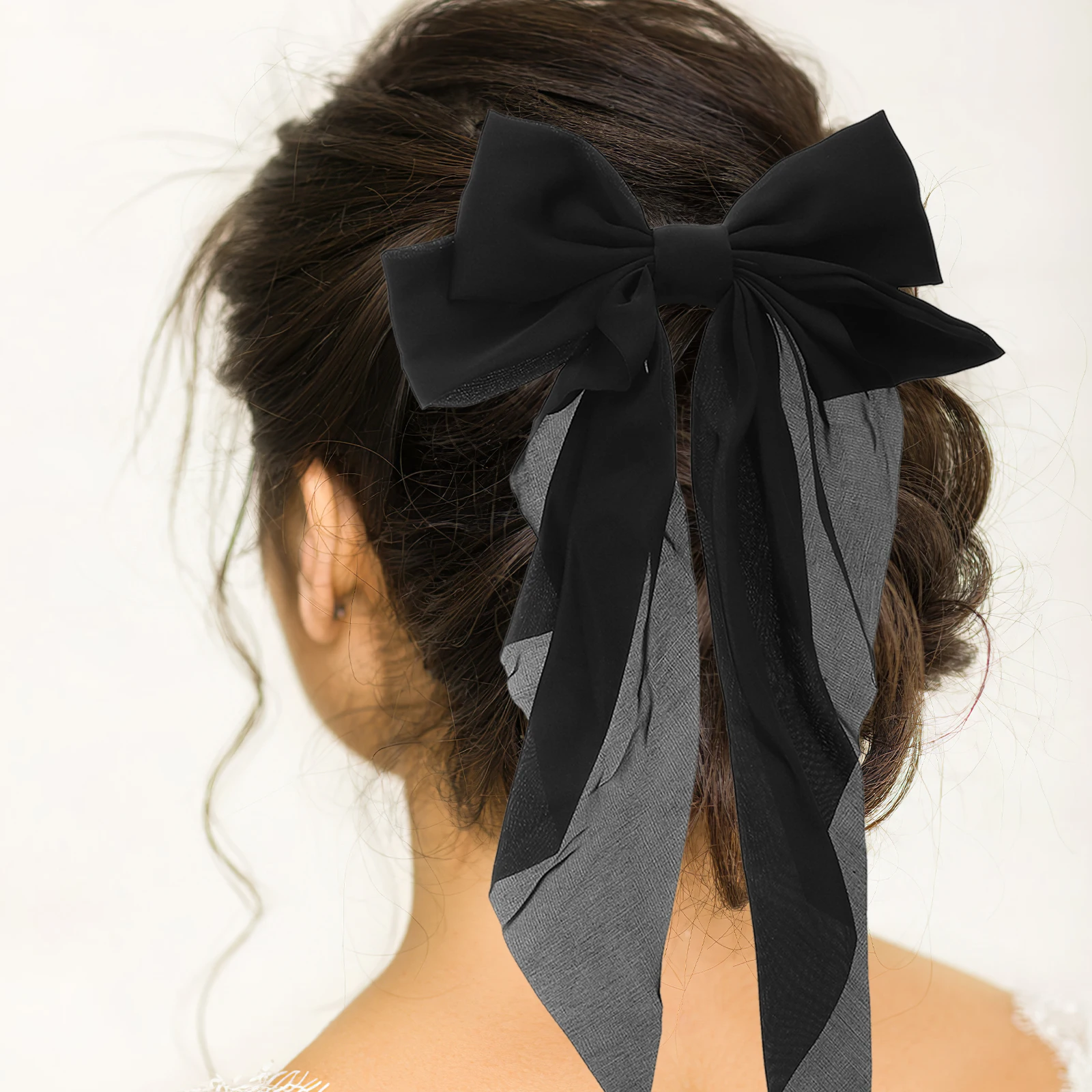 2Pcs Big Bow Hair Clips Ribbon Accessories Fabric Bows Women Girls Elegant Wedding Party Daily Wear Non Decorative
2Pcs Big Bow Hair Clips Ribbon Accessories Fabric Bows Women Girls Elegant Wedding Party Daily Wear Non Decorative