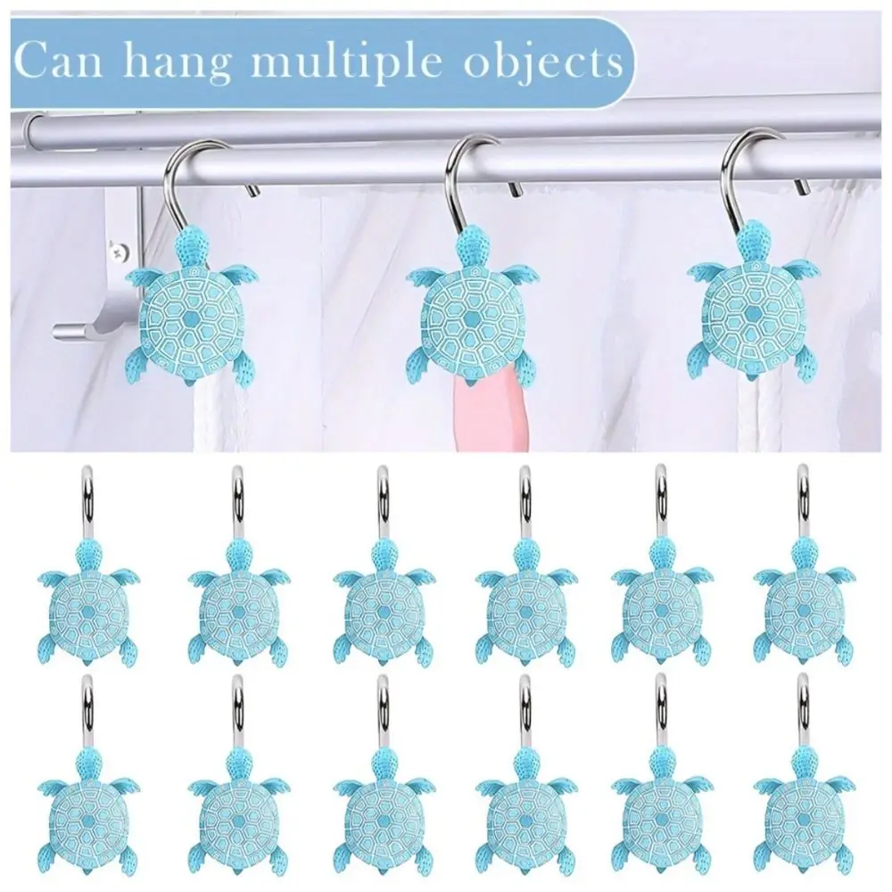 12Pcs Tortoise Shower Curtain Hooks Rust Proof Free Sliding Decorative Curtain Hooks Waterproof Anti-Drop Shower Rod Ring
12Pcs Tortoise Shower Curtain Hooks Rust Proof Free Sliding Decorative Curtain Hooks Waterproof Anti-Drop Shower Rod Ring
