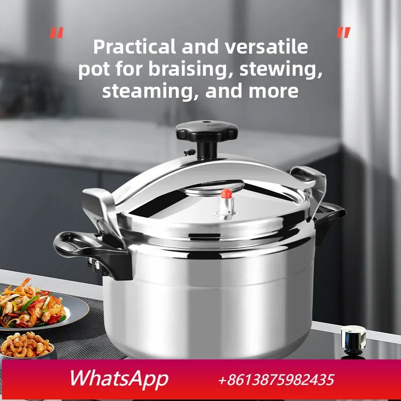 YJQ high-pressure stew pot large capacity soup pot is used for many explosion-proof aluminum pressure cookers for gas stoves
YJQ high-pressure stew pot large capacity soup pot is used for many explosion-proof aluminum pressure cookers for gas stoves