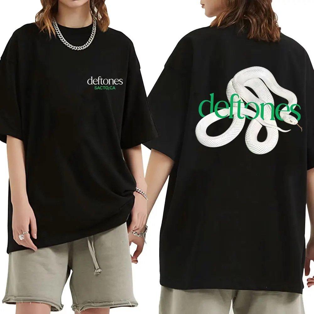 Rock Band Deftones Private Music Snake Graphic T Shirt Men Women Vintage Alternative Heavy Metal Oversized T-shirt Streetwear
Rock Band Deftones Private Music Snake Graphic T Shirt Men Women Vintage Alternative Heavy Metal Oversized T-shirt Streetwear