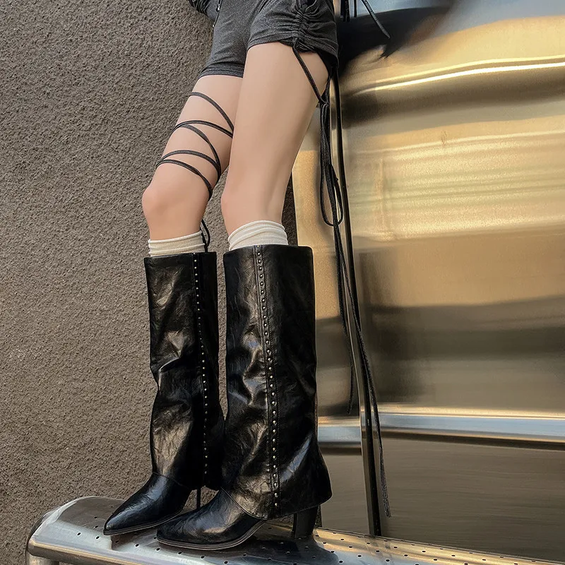 MKKHOU Fashion Knee High Boots Women New High-Quality Genuine Leather Boots Leather Long Boots Pointed High Heels Leg Boots
MKKHOU Fashion Knee High Boots Women New High-Quality Genuine Leather Boots Leather Long Boots Pointed High Heels Leg Boots