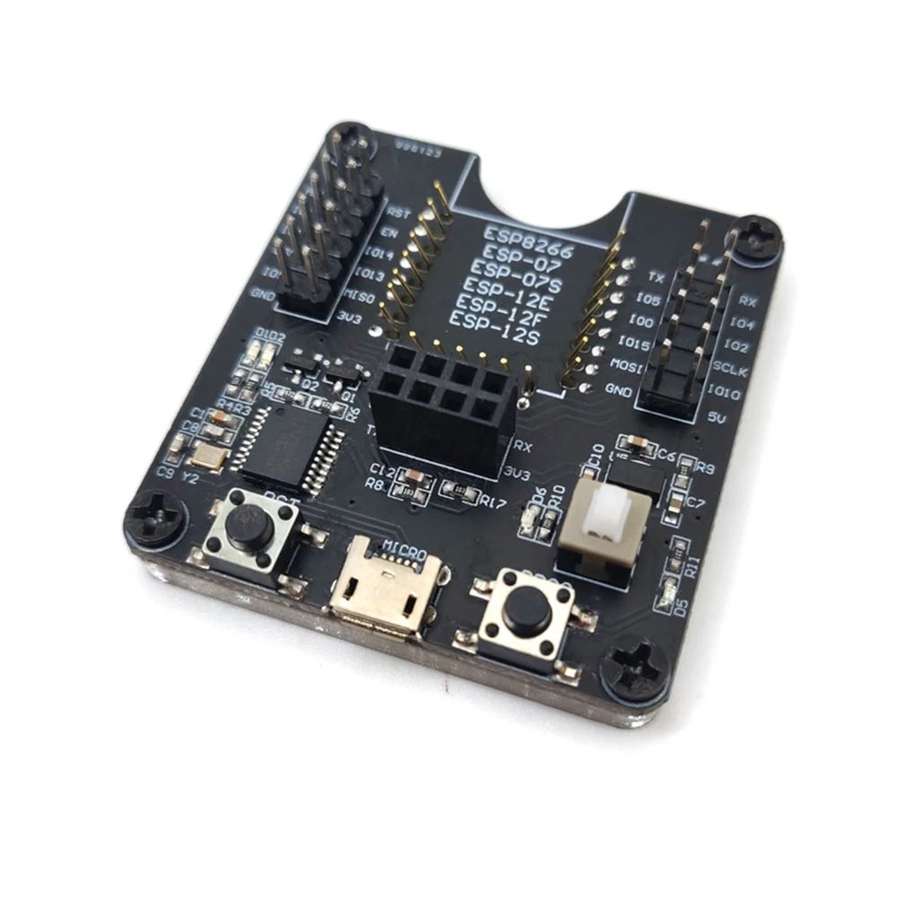 M18K-ESP8266 Плата разработки тестовой рамки горелки Модуль WIFI Поддержка ESP-12F ESP-07S ESP-12E ESP-01S ESP12S
M18K-ESP8266 Плата разработки тестовой рамки горелки Модуль WIFI Поддержка ESP-12F ESP-07S ESP-12E ESP-01S ESP12S